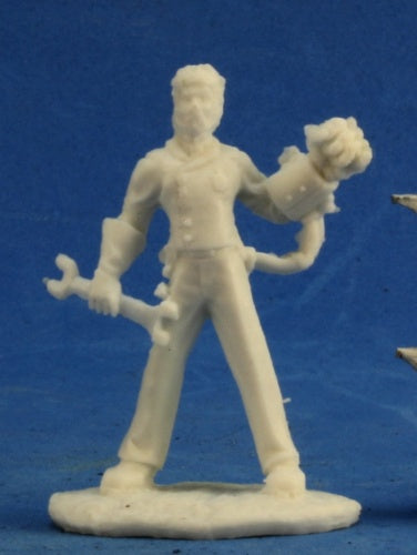 Reaper Miniatures Hellstromme #91002 Savage Worlds Unpainted Plastic Mini Figure