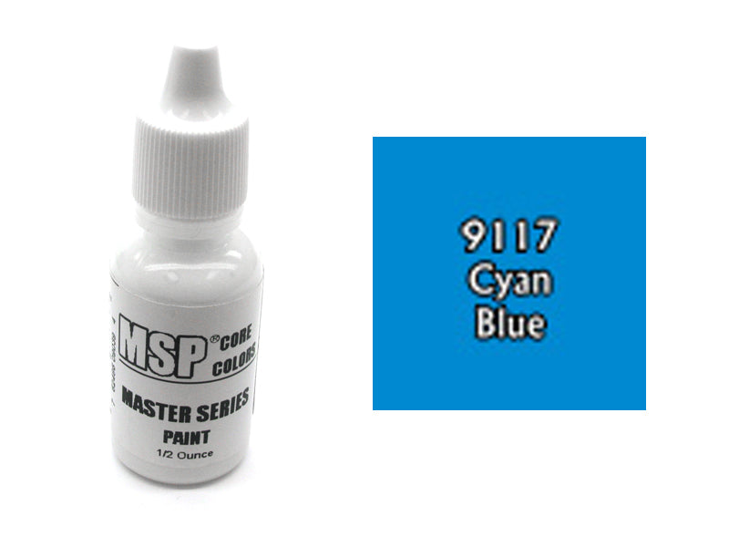 Reaper Miniatures Master Series Paints Core Color .5oz Bottle 09117 Cyan Blue