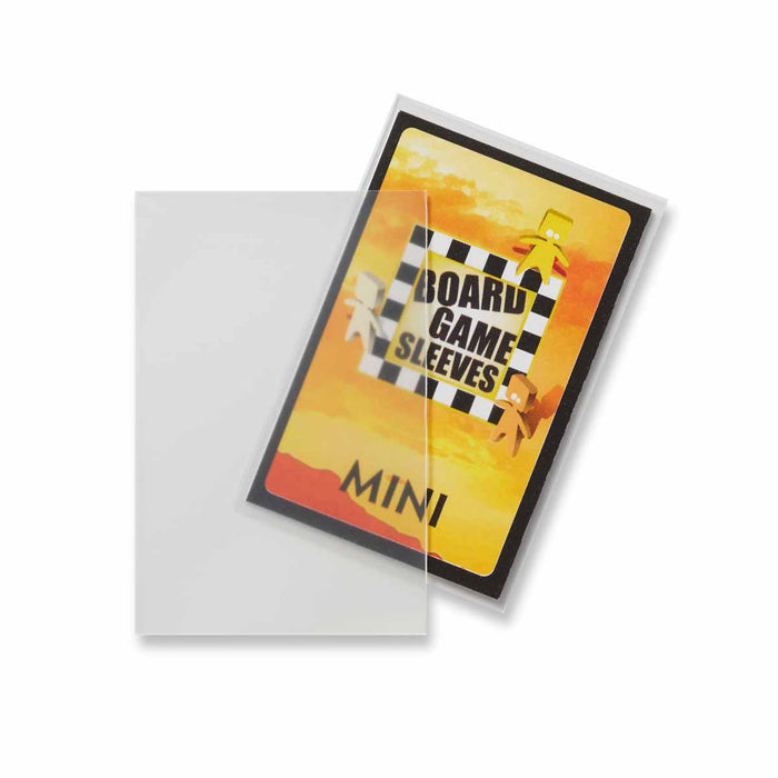 Mini Size 41x63mm Clear Non-Glare Board Game Sleeves (50)