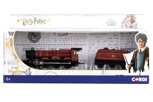 Corgi Harry Potter Hogwarts Express Train Engine with Train Car 1:100 Diecast Model