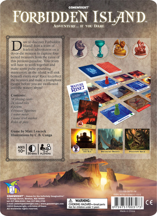 Forbidden Island Board Game - Adventure…If You Dare