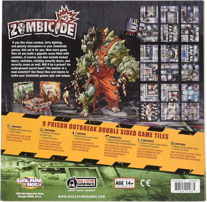 Zombicide: Prison Outbreak Tile Set