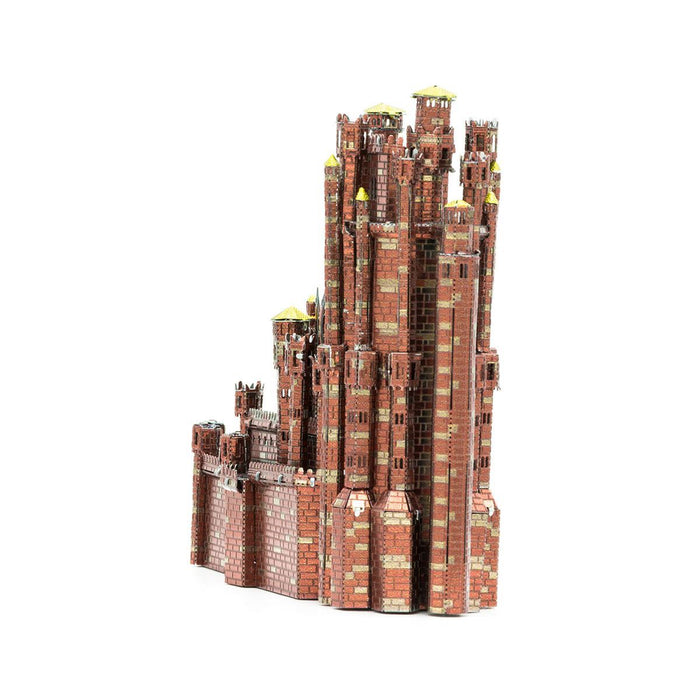 Fascinations ICONX Red Keep Laser Cut 3D Metal Model Kit