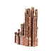 Fascinations ICONX Red Keep Laser Cut 3D Metal Model Kit