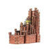 Fascinations ICONX Red Keep Laser Cut 3D Metal Model Kit