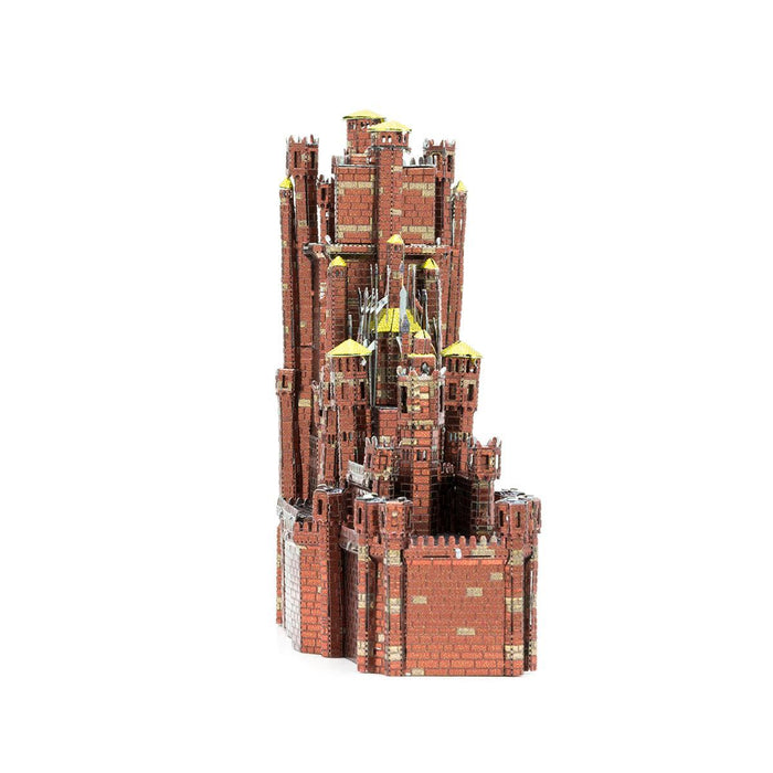 Fascinations ICONX Red Keep Laser Cut 3D Metal Model Kit