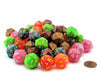Bag of 50 Menagerie Styles D20 Dice (Festive, Ghostly Glow, Glitter, Vortex)