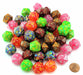 Bag of 50 Menagerie Styles D20 Dice (Festive, Ghostly Glow, Glitter, Vortex)