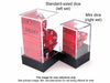 Polyhedral Mini 7-Die Set, Festive - Waterlily with White Numbers