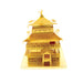 Fascinations Metal Earth Kinkaku-ji Building Gold Laser Cut 3D Metal Model Kit