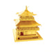Fascinations Metal Earth Kinkaku-ji Building Gold Laser Cut 3D Metal Model Kit