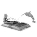 Fascinations Metal Earth The Old Man and The Sea Book 3D Metal Model Kit