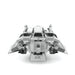 Fascinations Metal Earth Snowspeeder Laser Cut 3D Metal Model Kit