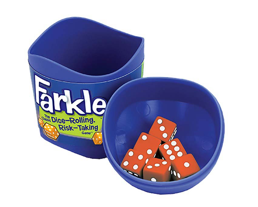 Classic Farkle Dice Cup - Blue