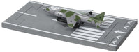 Daron Runway24 Diecast Metal Toy with Runway Section - AV8b Green Camoflage