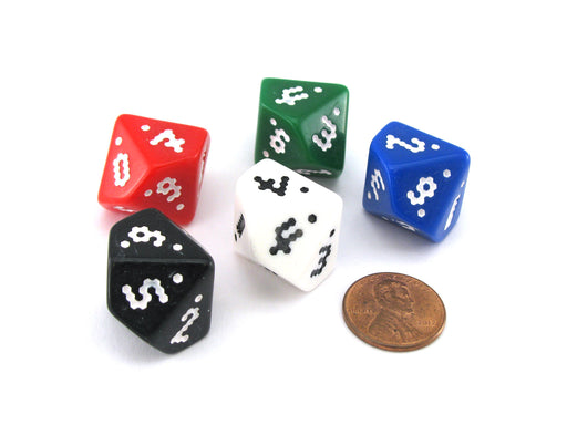 The Dice Lab OptiDice D10 (00-90), 1 Piece - Green